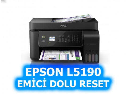 Epson L5190 Ped Dolu Hatası Reset Programı 